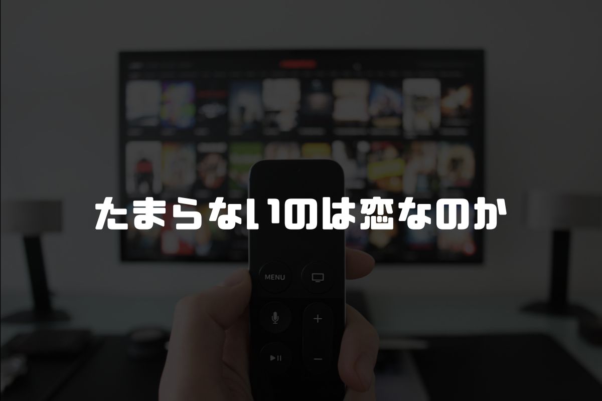 たまらないのは恋なのか アニメ化