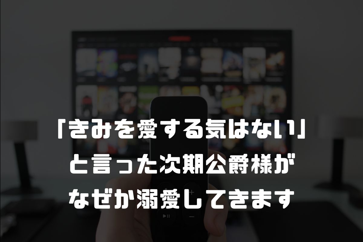 「きみを愛する気はない」と言った次期公爵様がなぜか溺愛してきます